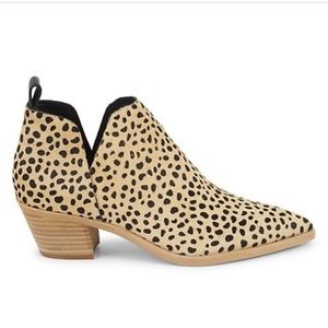 Dolce Vita Leopard Ankle Bootie